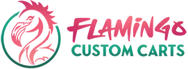 Flamingo Custom Carts logo, a